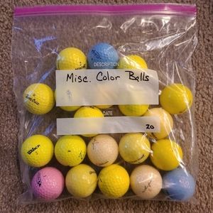 20 Miscellaneous Golf Balls
